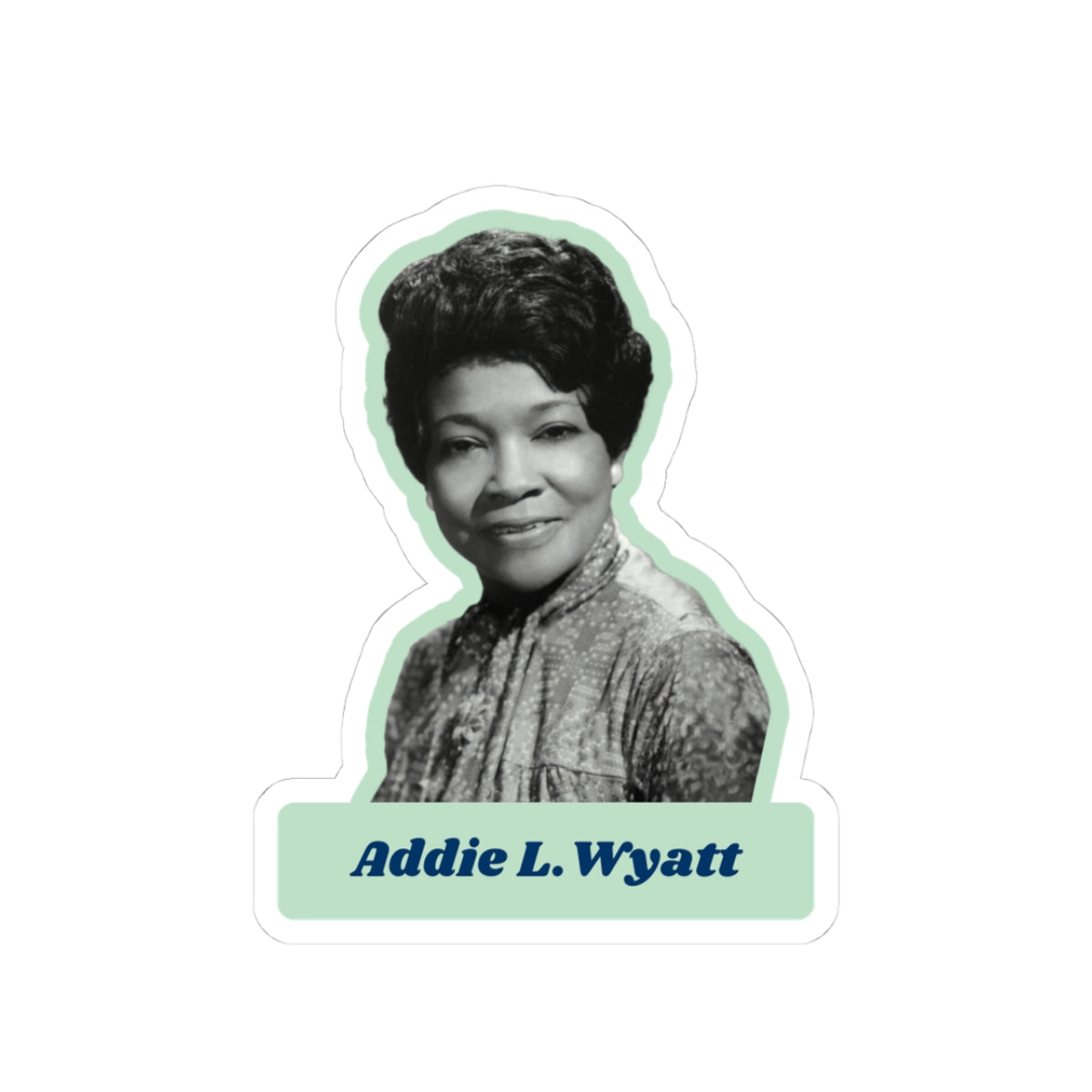 Labor Icon Sticker - Addie L. Wyatt