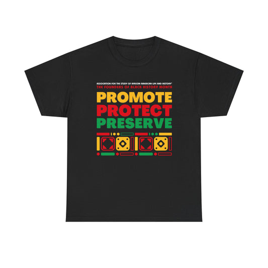 Promote Protect Preserve Unisex Tee - THE ATLANTA BRANCH OF ASALH