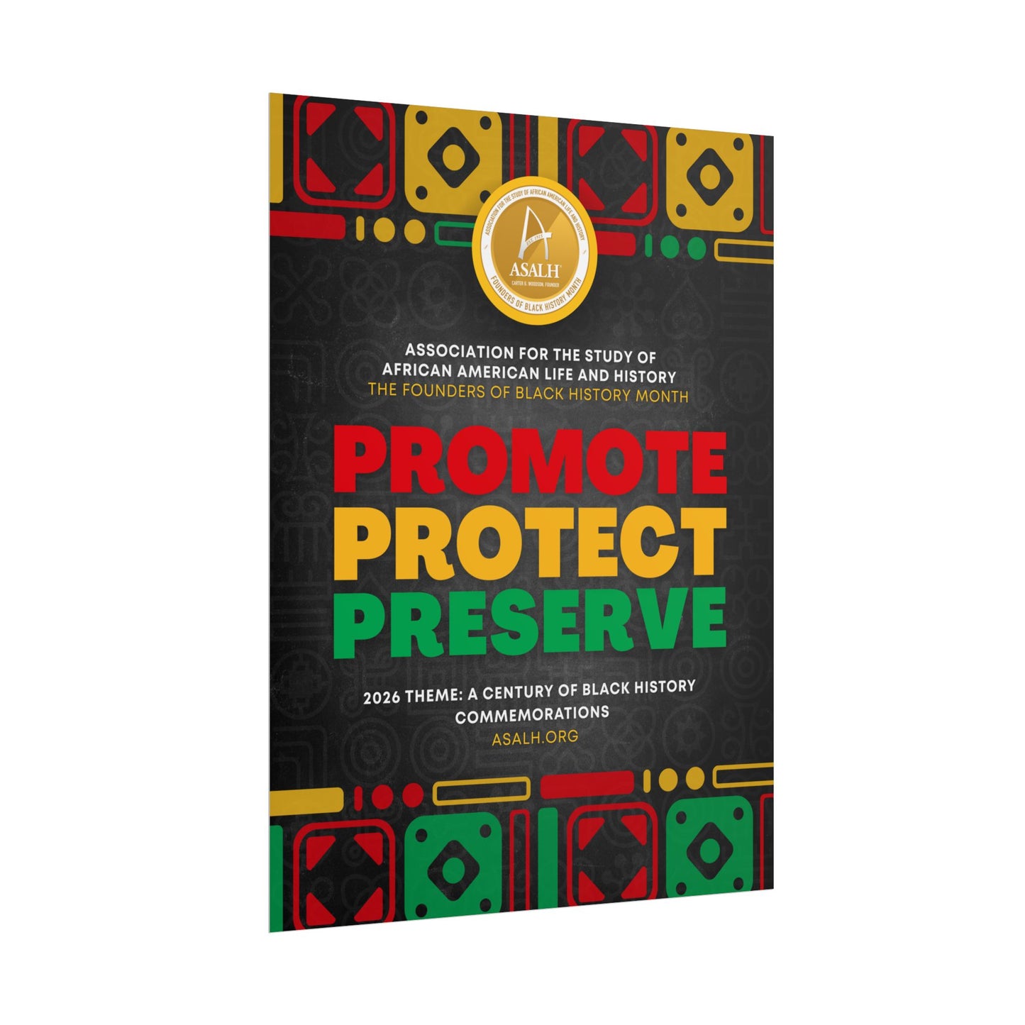 Promote, Protect, Preserve Black History Month Poster