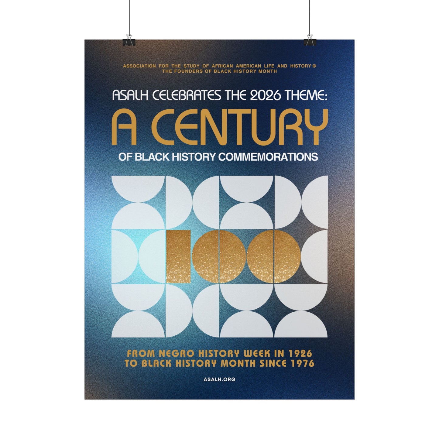 A Century of Black History Commemorations Poster