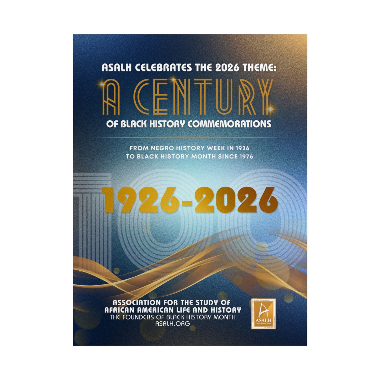 A Century of Black History Commemorations Poster