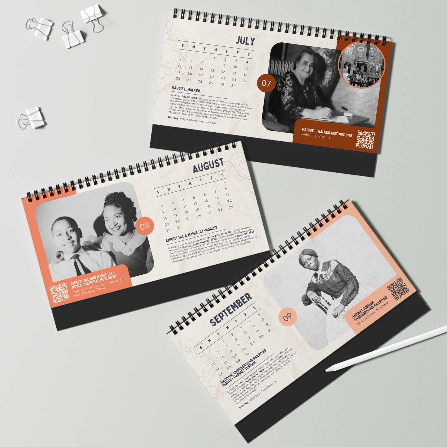 Influential Black History Figures 2026 Calendar