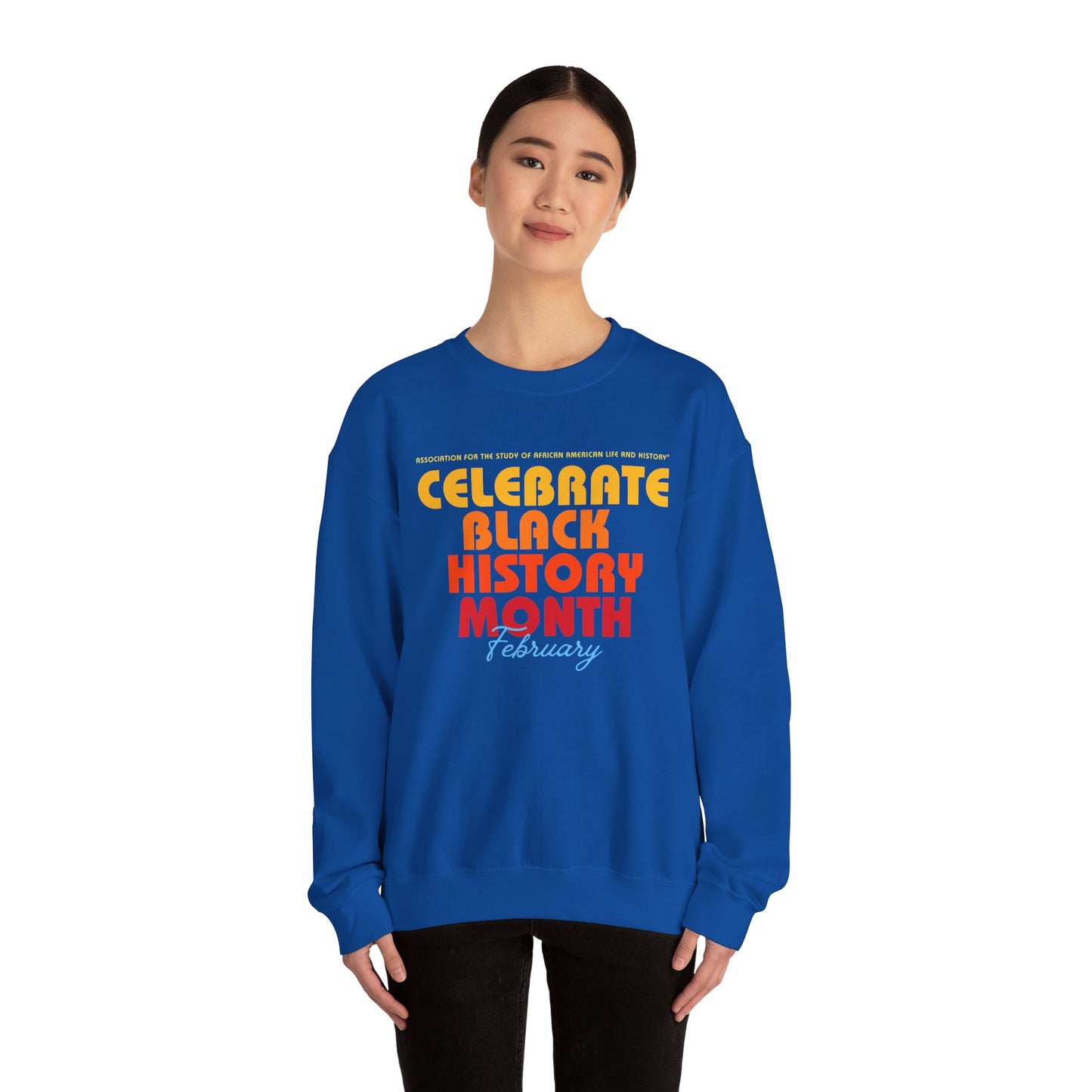 Celebrate Black History Month Crewneck Sweatshirt