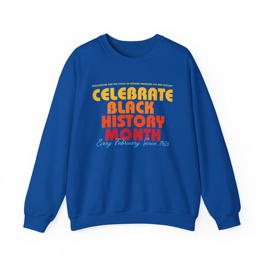 Celebrate Black History Month Crewneck Sweatshirt