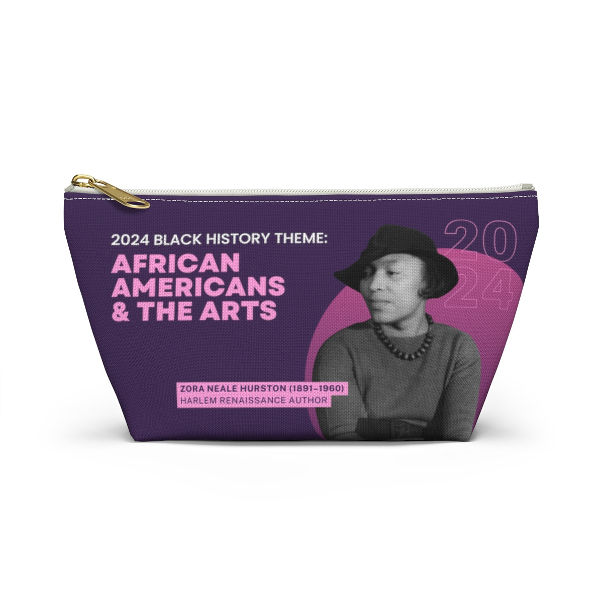 Purple Pencil Pouch - Zora Neale Hurston