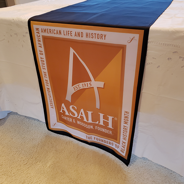 ASALH Logo Table Runner
