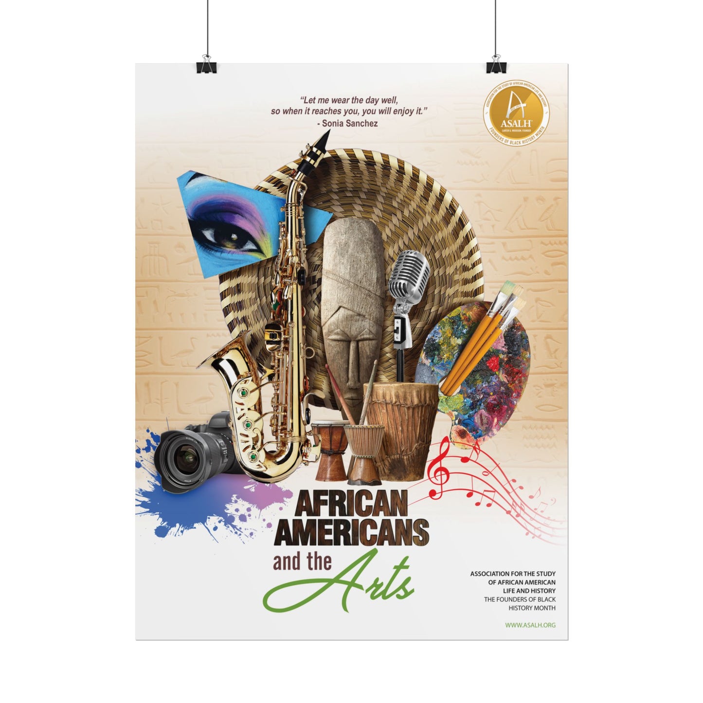 African Americans and the Arts Poster - 2024 Theme