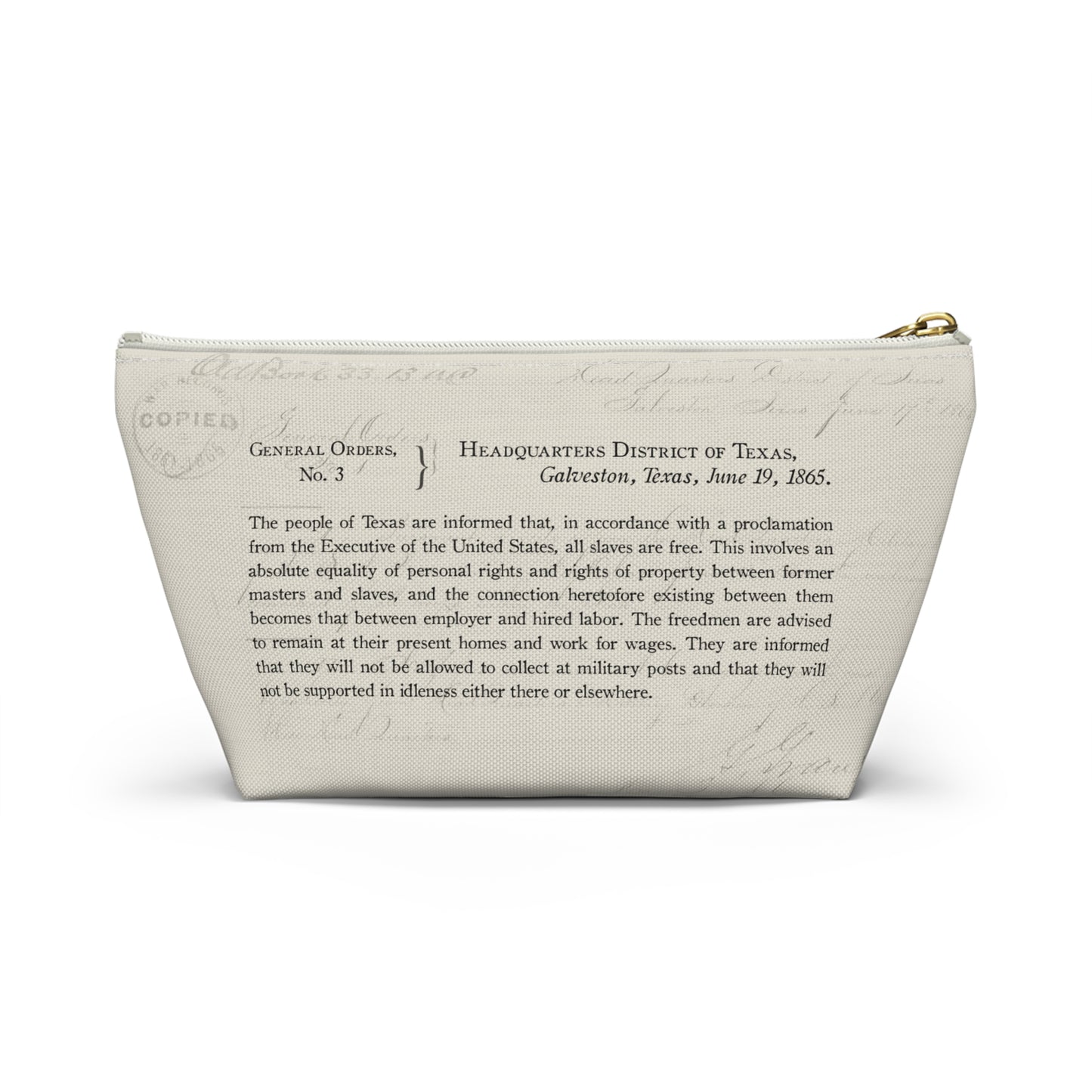 Juneteenth Pencil Pouch