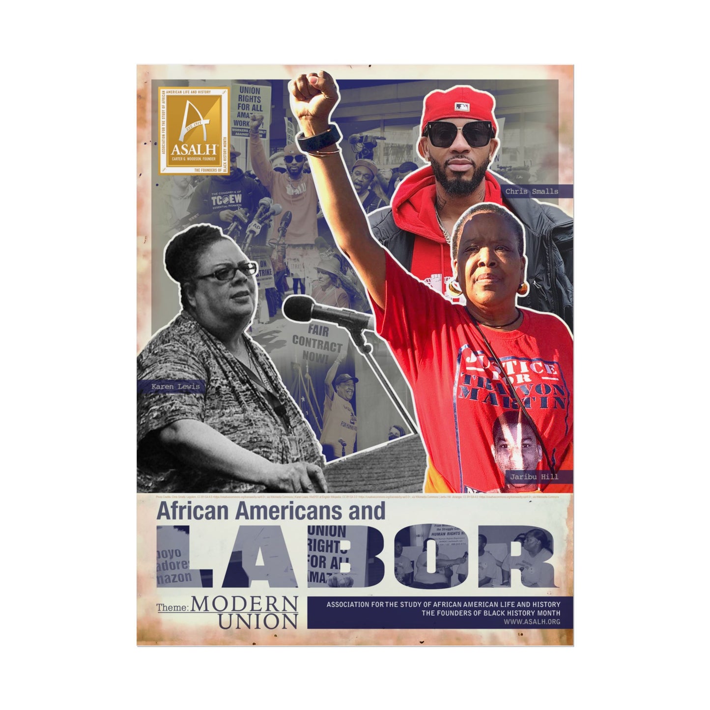 2025 Black History Theme: African Americans and Labor - Modern Unions Poster