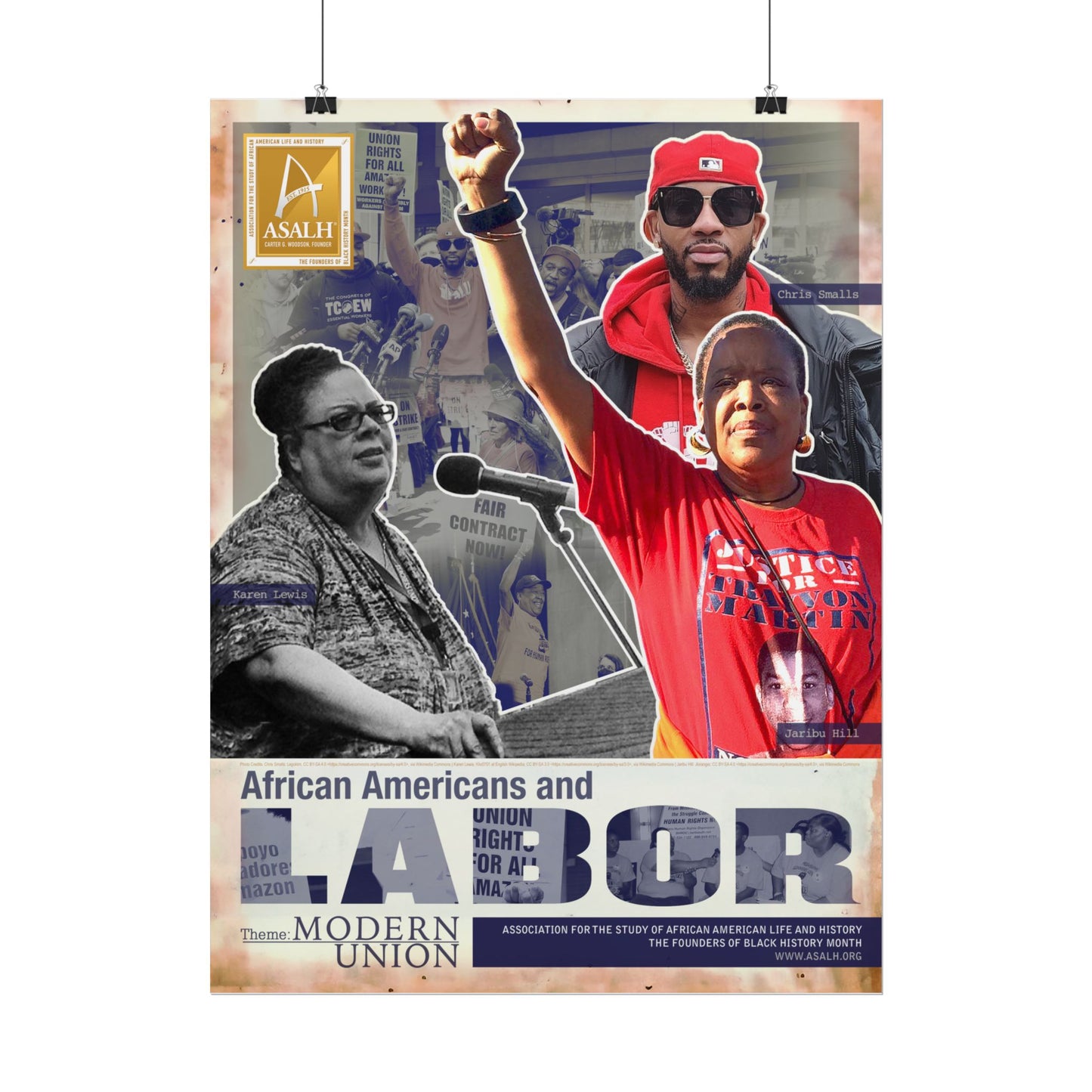 2025 Black History Theme: African Americans and Labor - Modern Unions Poster