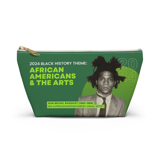 Green Pencil Pouch - Jean-Michel Basquiat