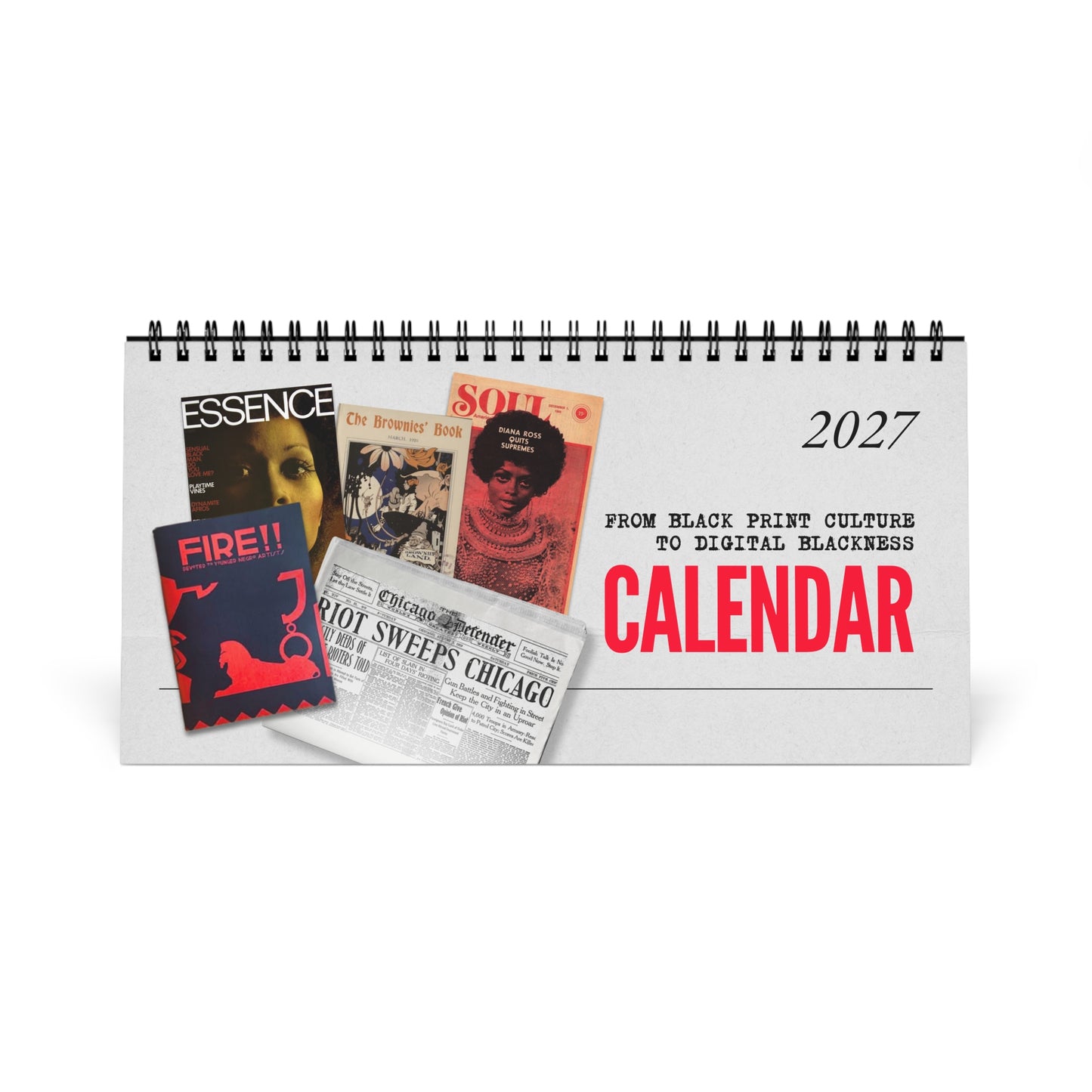 2027 Calendar - From black print culture to digital blackness