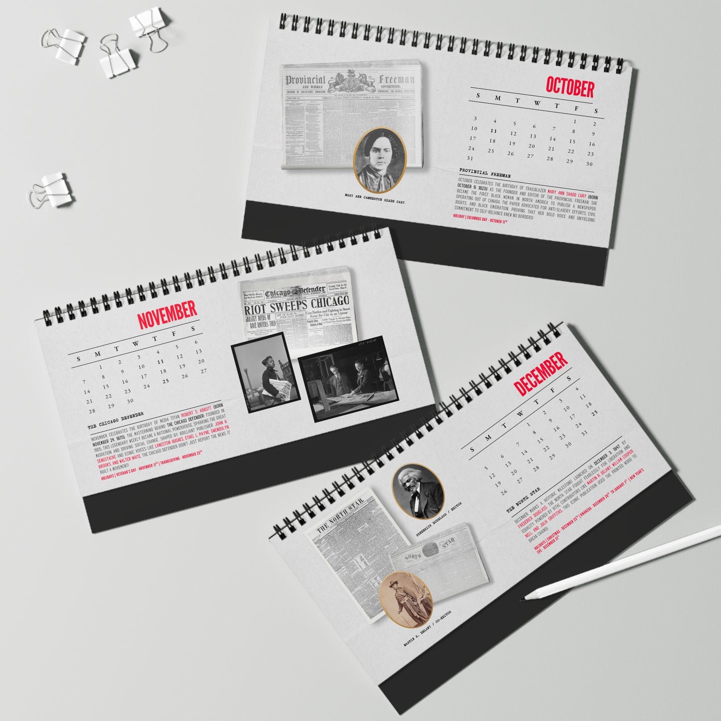2027 Calendar - From black print culture to digital blackness