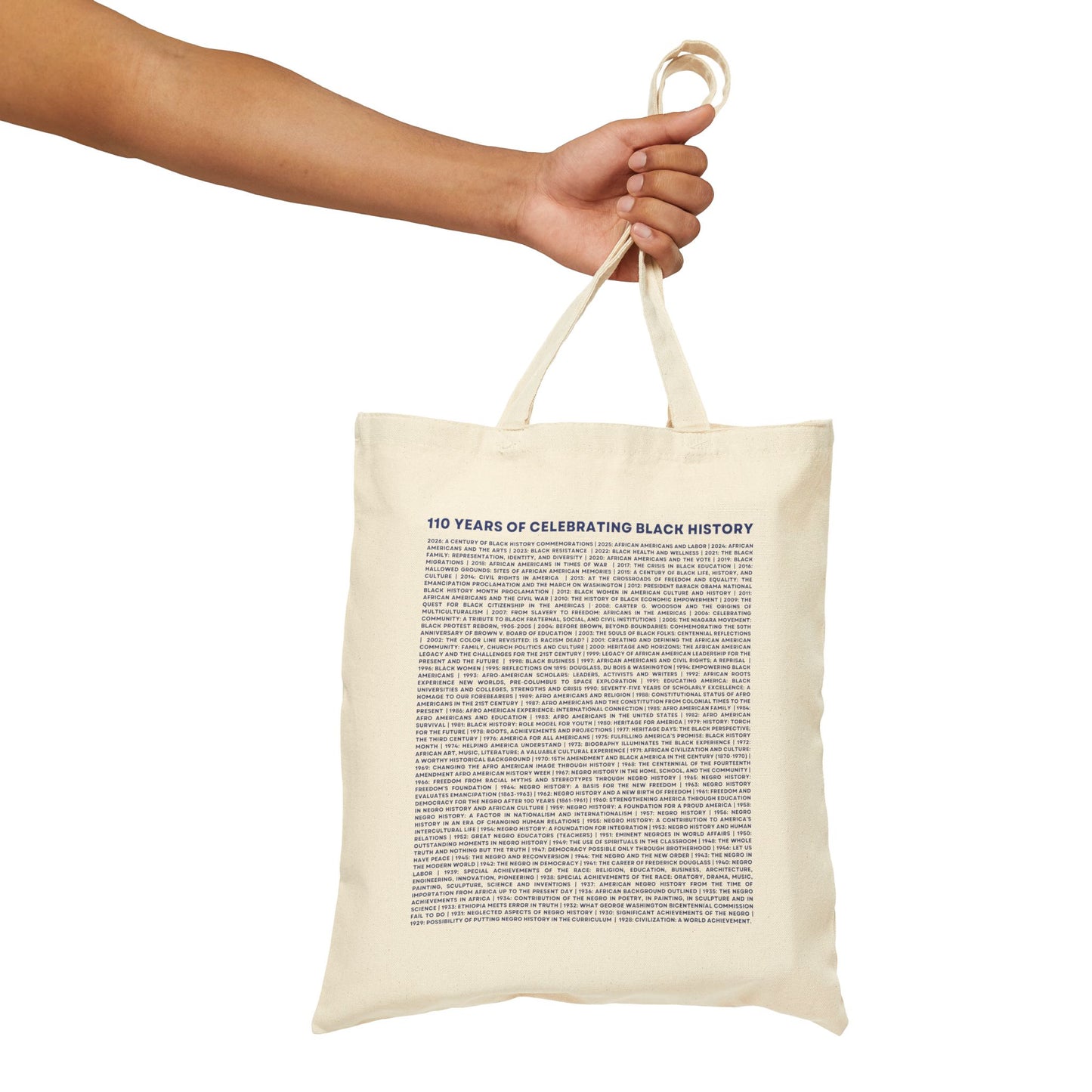 110 Years of ASALH Themes Tote