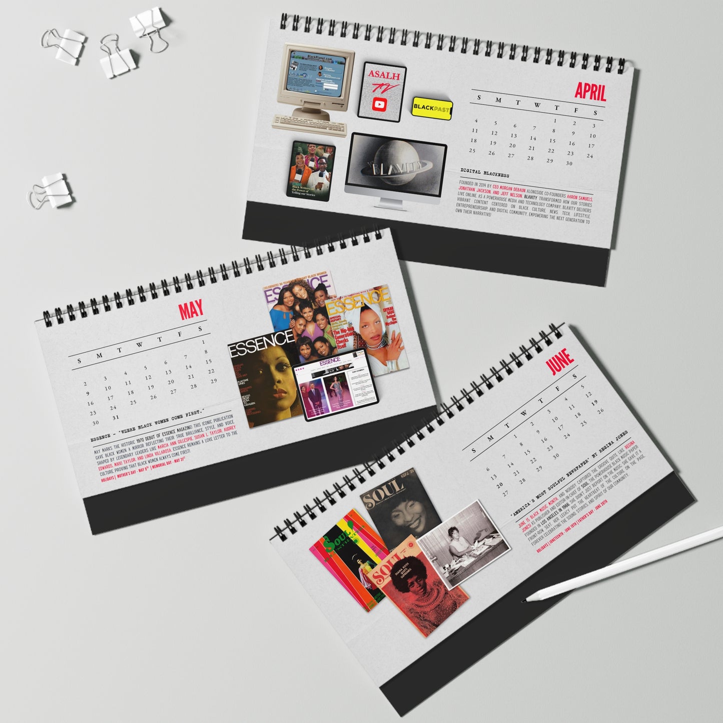 2027 Calendar - From black print culture to digital blackness