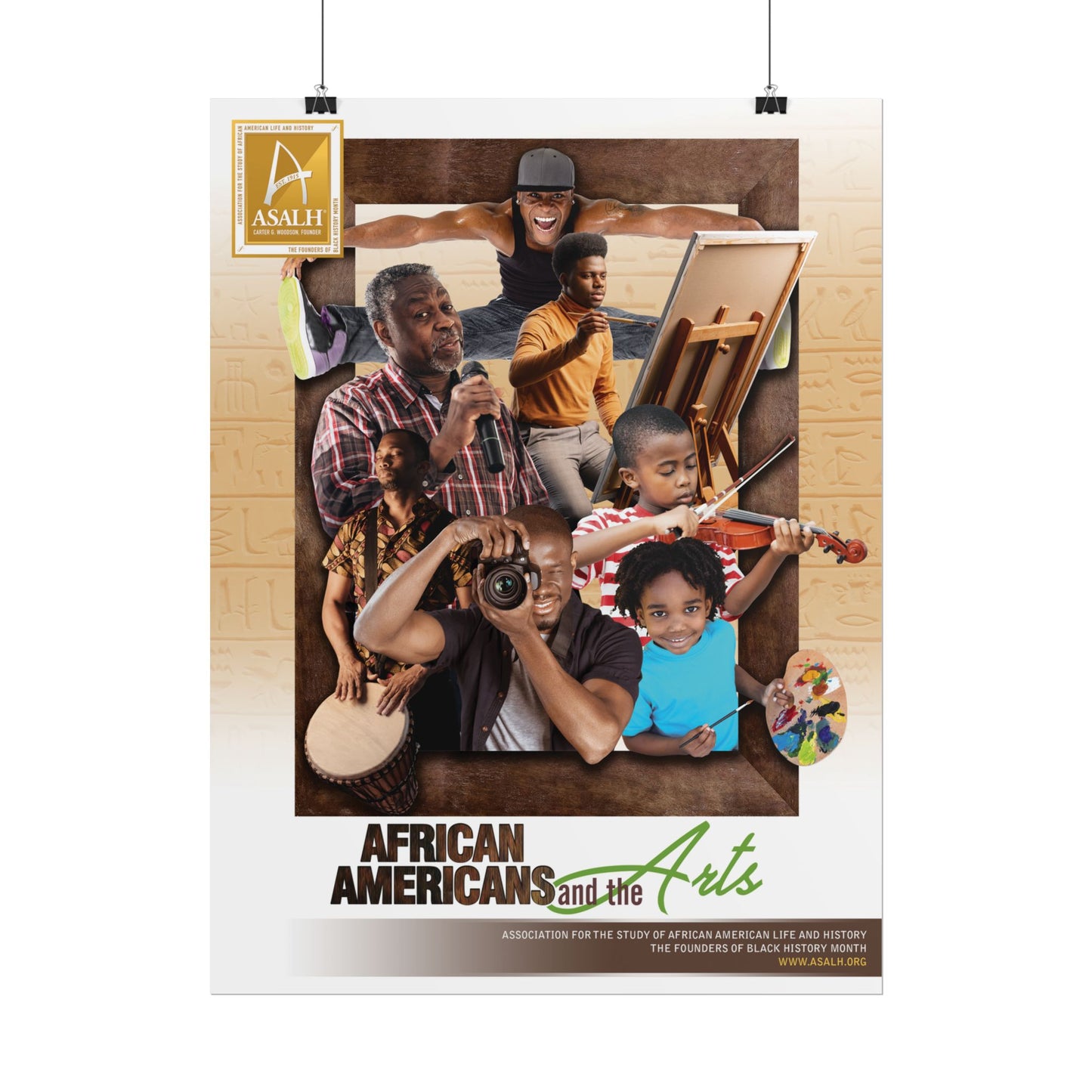 African Americans and the Arts HIStory Poster - 2024 Theme