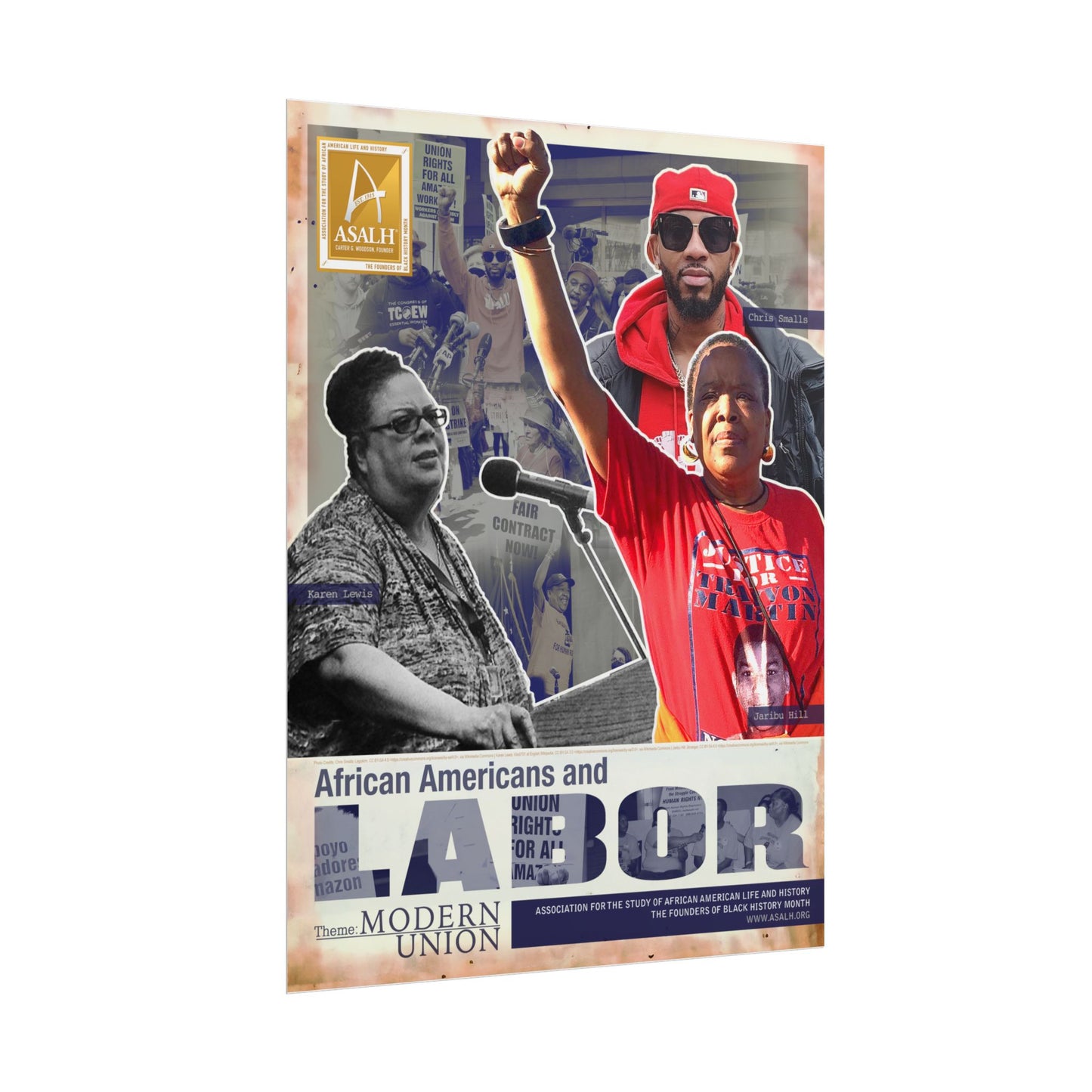 2025 Black History Theme: African Americans and Labor - Modern Unions Poster