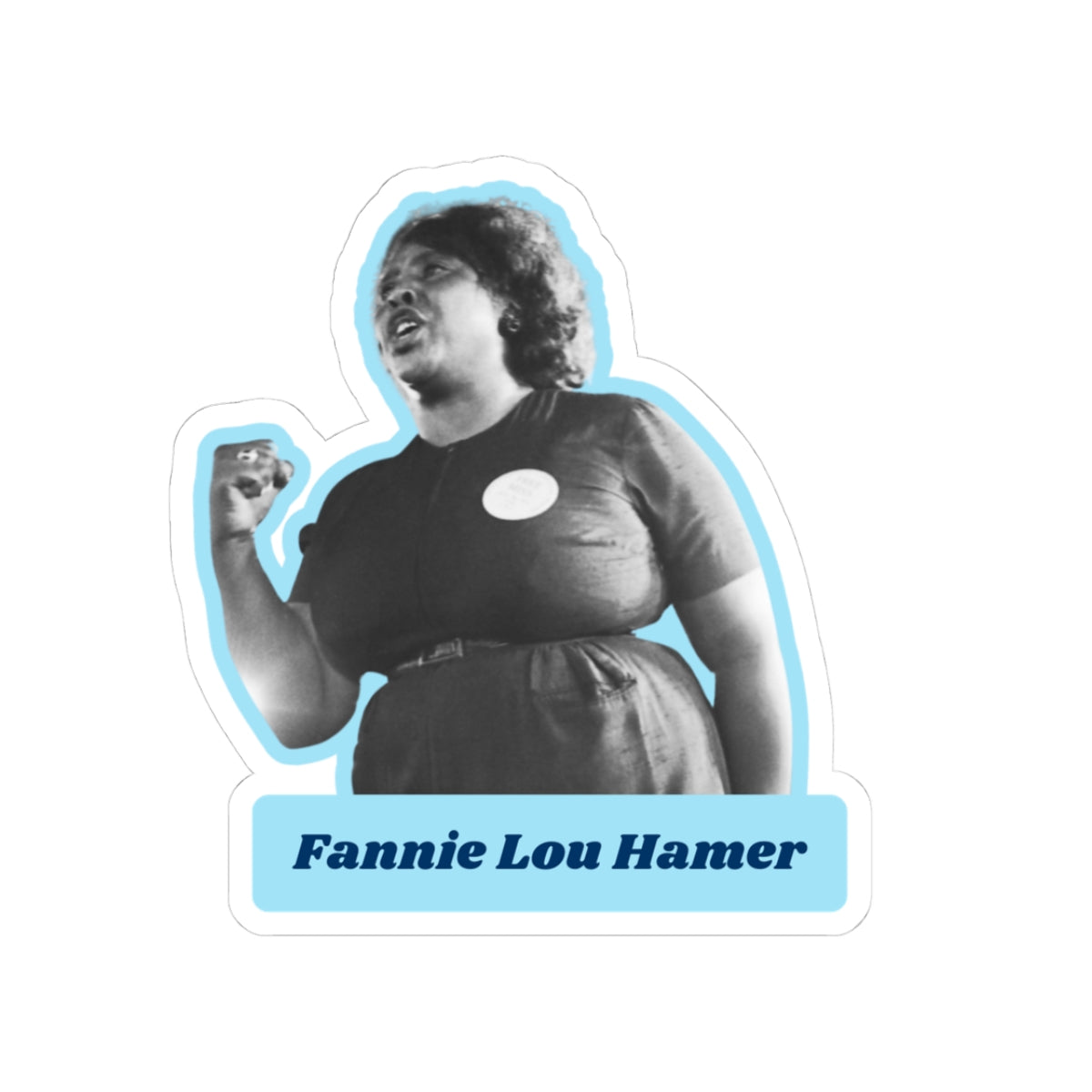 Labor Icon Sticker - Fannie Lou Hamer