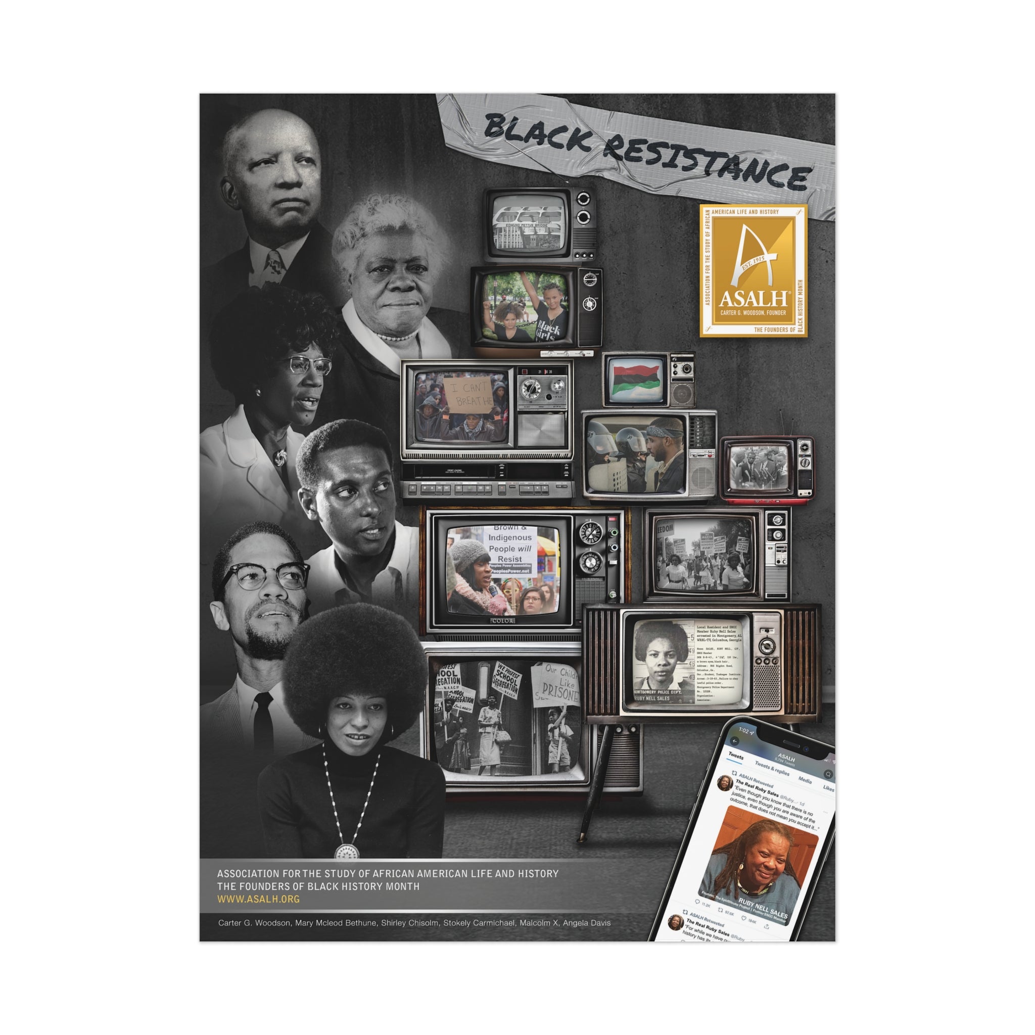 Black Resistance Poster - 2023 Theme – ASALH Store