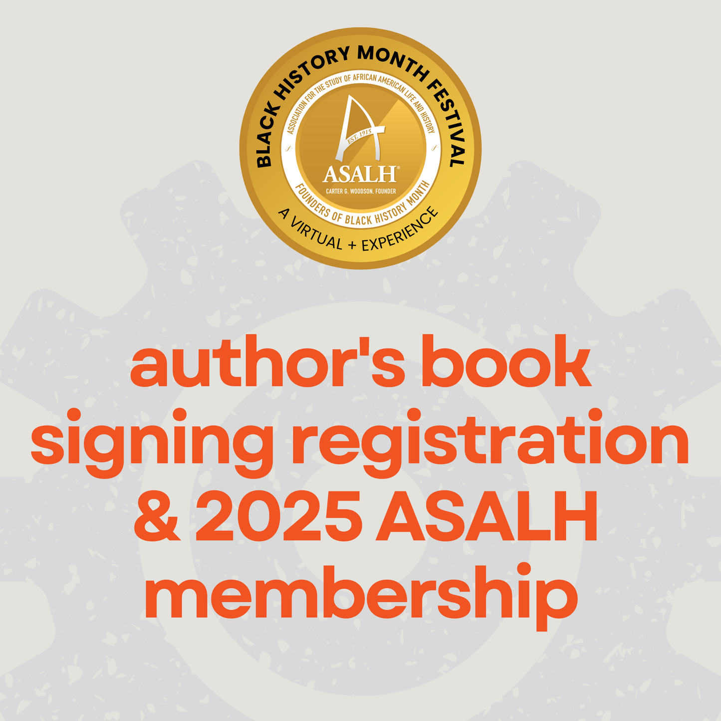 Author's Book Signing & Membership