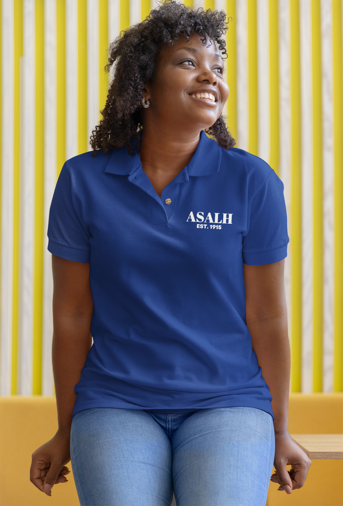 ASALH x adidas Unisex Embroidered Performance Polo